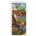 Houses in Auvers by Vincent van Gogh Custom Rack Card
