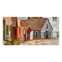 Houses - Maritime Village Photo Greeting Card