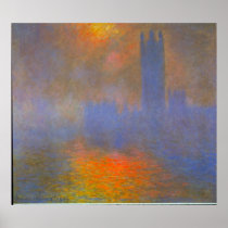 Houses of Parliament by Claude Monet Posters