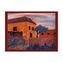 Houses postcards