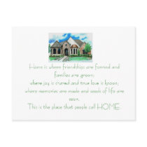 Housewarming invitation Card postcards by poonamkachaand Housewarming invitation Card postcards