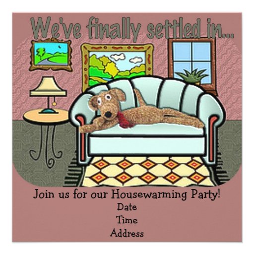 Housewarming Invitation or Announcement (front side)