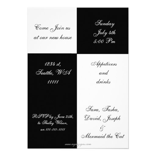 Housewarming party Invitation