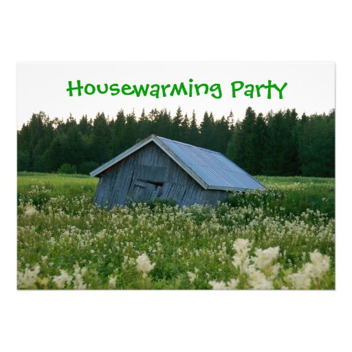 Housewarming Party Invitation (front side)