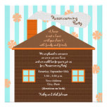 Housewarming Party Invitation -- Brown House