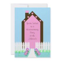 Housewarming Party Invitation -- House Invite