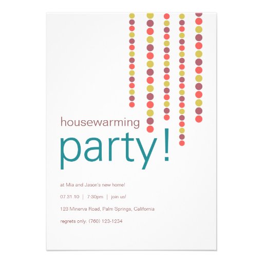 Housewarming Party Invitations (front side)