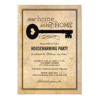 Housewarming Party | New Home Sweet Home 5x7 Paper Invitation Card