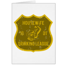 Housewife Drinking League Cards