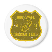 Housewife Drinking League magnets