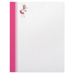 Housewife Retro Art Lined Recipe Pages Letterhead Design