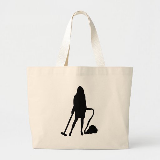housewife - vacuum cleaner - cleaning tote bag