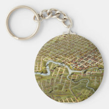 Houston 1891 key chain