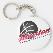 Houston Basketball Key Chain