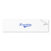 Houston City Classic Bumper Stickers