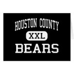 Houston County - Bears - High - Warner Robins Greeting Card