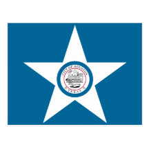 Houston Flag Postcard