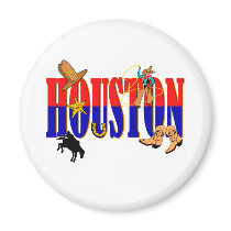 Houston Pics Refrigerator Magnet