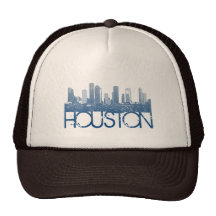 Houston Skyline Design Hat
