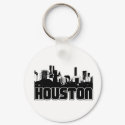 Houston Skyline keychains by TurnRight Houston Skyline keychains