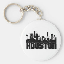 Houston Skyline Keychain