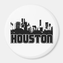 Houston Skyline Magnets