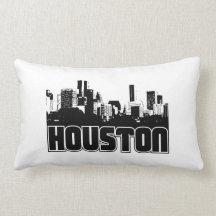 Houston Skyline Pillow