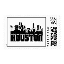 Houston Skyline Stamp