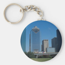 Houston skyline, Texas, U.S.A. Keychains