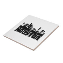 Houston Skyline Tile