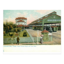 Houston Texas circa 1905 Grand Central Station Post Cards