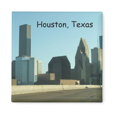 Houston, Texas Fridge Magnet by ZaKnight