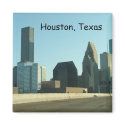 Houston, Texas Fridge Magnet by ZaKnight Houston, Texas Fridge Magnet