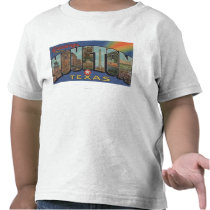 Houston, Texas - Large Letter Scenes 3 Tees