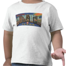 Houston, Texas - Large Letter Scenes 3 Tees
