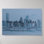 houston Texas Print