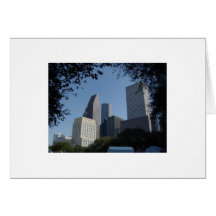 Houston Texas Skyline Card