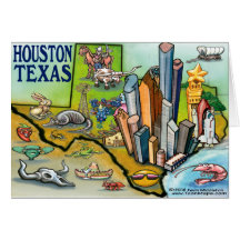 Houston TX Greeting Cards