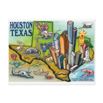 Houston TX postcards