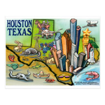 Houston TX Postcard