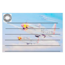 Houston's Mustang Aircraft Stationery Paper
