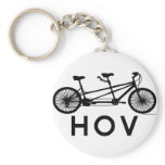HOV Tandem Bicycle Key Chains