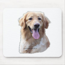 hovawart blond mouse pad