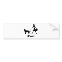 Hovawart bumper stickers by Pawdboy Hovawart bumper stickers
