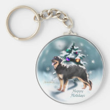 Hovawart Christmas Gifts Keychain