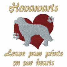 Hovawarts Leave Paw Prints Hoody