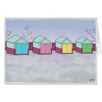 Hove beach huts cards