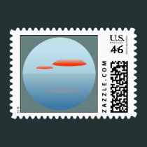 Hovering Ocean Saucers postage