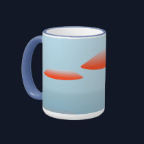 Hovering UFOs mugs by iggymak Hovering UFOs mugs