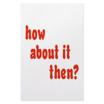How About It Then? stationery by ColorShow How About It Then? stationery